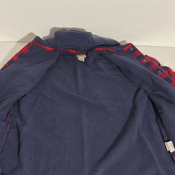 Youth LL Bean hooded lined jacket Large 14-16 - Picture 8 of 12